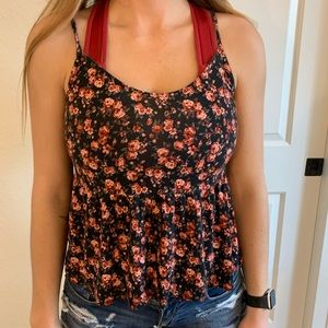 Peplum tank top